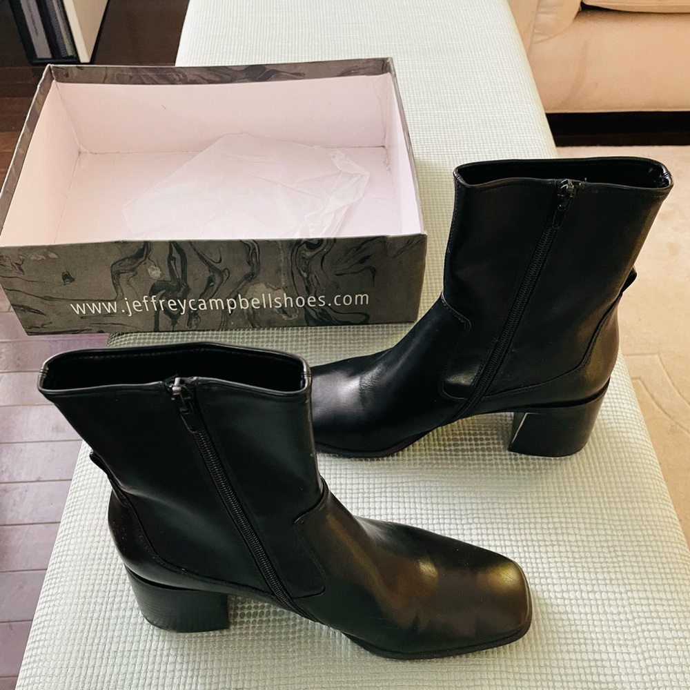 Black Jeffrey Campbell boots